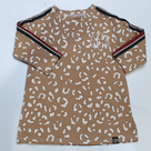BLOOPER KIDS: Monogrammed Kids Striped Sleeve Dress