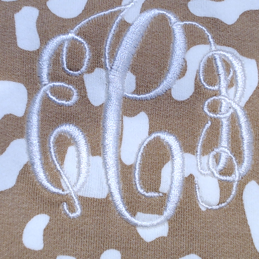 BLOOPER KIDS: Monogrammed Kids Striped Sleeve Dress