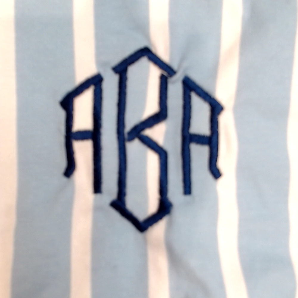 BLOOPER CLOTHING: Monogrammed Ruffle Top