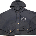 BLOOPER CLOTHING: Monogrammed Waffle Knit Shacket