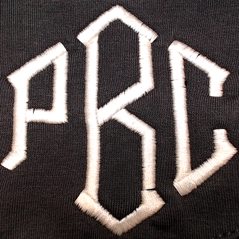 BLOOPER CLOTHING: Monogrammed Waffle Knit Shacket