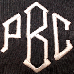 BLOOPER CLOTHING: Monogrammed Waffle Knit Shacket