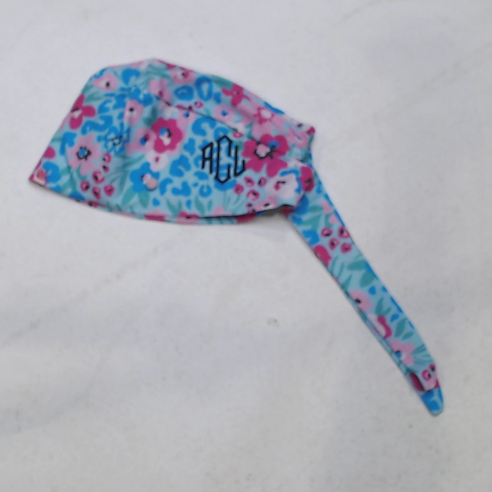 BLOOPER ACCESSORY: Monogrammed Scrub Cap