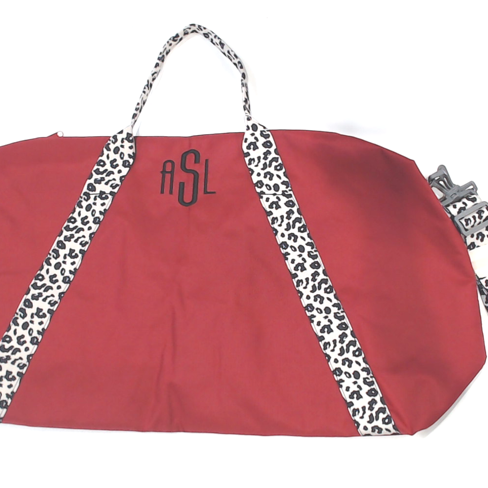 BLOOPER BAG: Monogrammed Weekend Bag