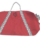 BLOOPER BAG: Monogrammed Weekend Bag