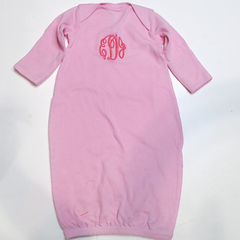 BLOOPER KIDS: Monogrammed Baby Layette Gown