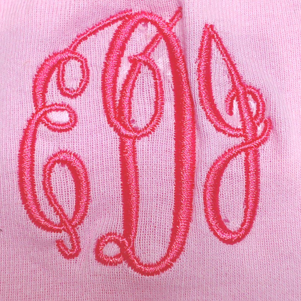 BLOOPER KIDS: Monogrammed Baby Layette Gown