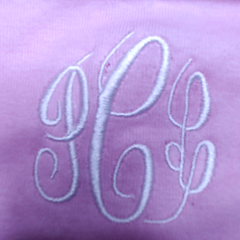 BLOOPER KIDS: Monogrammed Baby Layette Gown