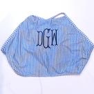 BLOOPER SWIM: Monogrammed High Neck Bikini Top