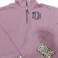 BLOOPER CLOTHING: Monogrammed Quarter Zip Sweatshirt