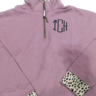 BLOOPER CLOTHING: Monogrammed Quarter Zip Sweatshirt