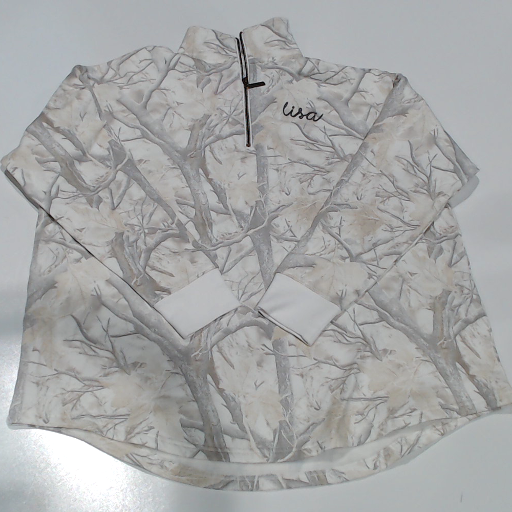 BLOOPER CLOTHING: Monogrammed Quarter Zip Sweatshirt