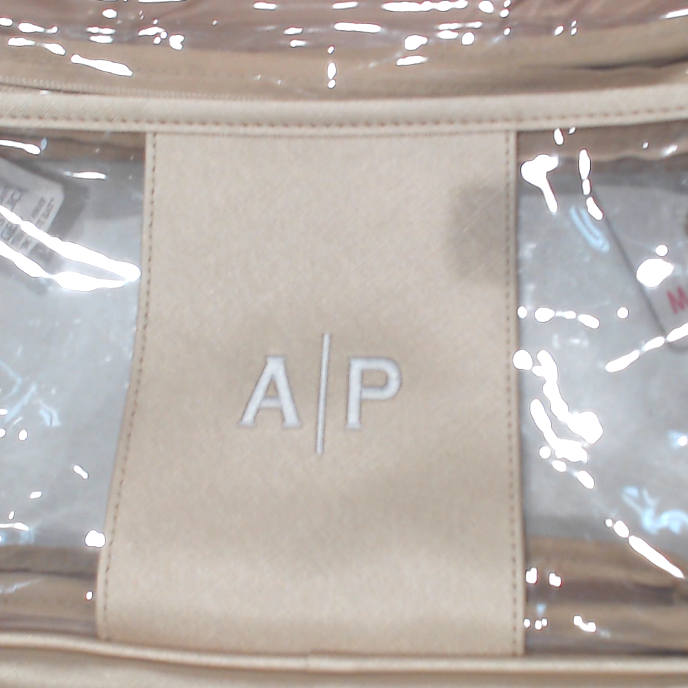 BLOOPER BAG: Monogrammed Clear Toiletry Case