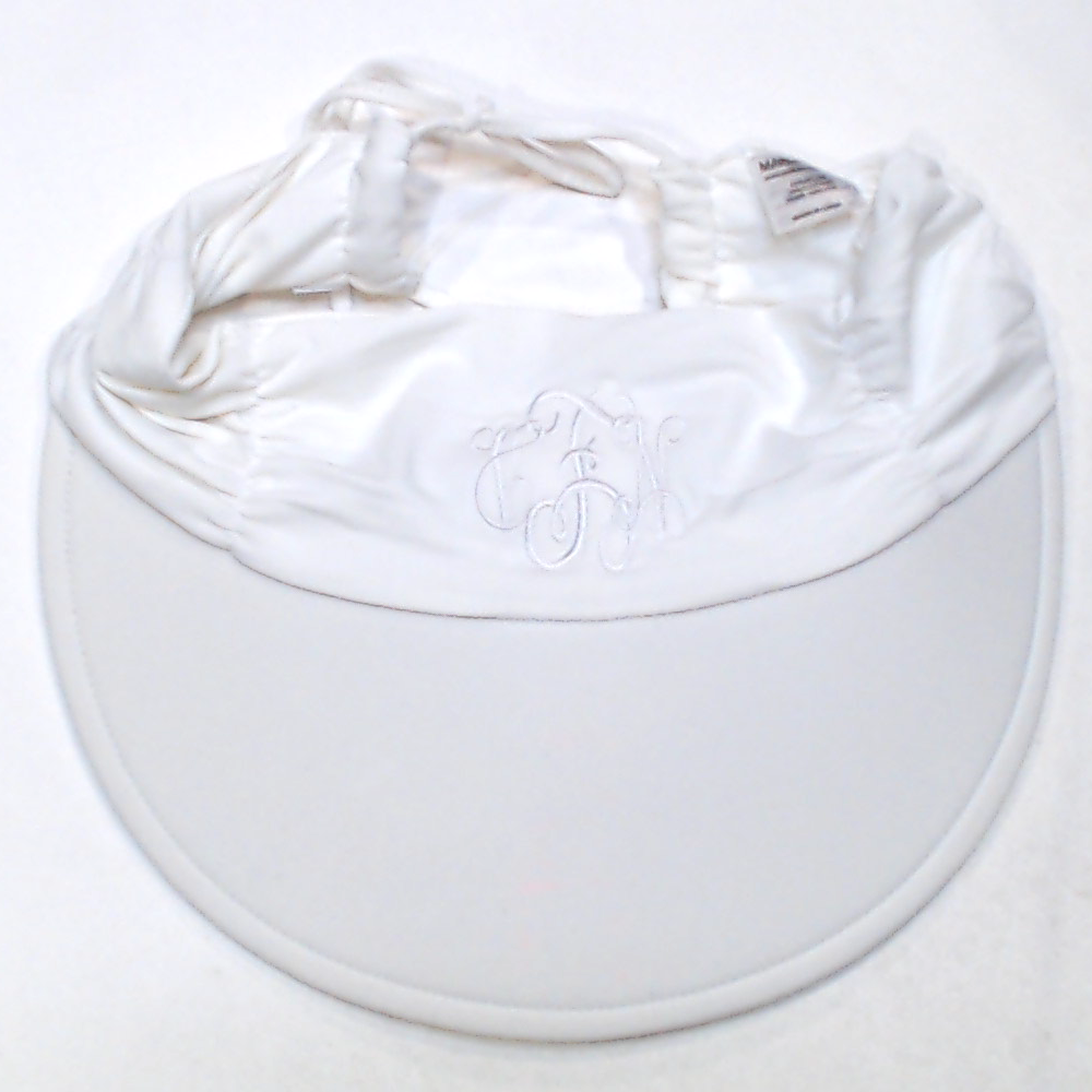 BLOOPER SWIM: Monogrammed Swim Visor