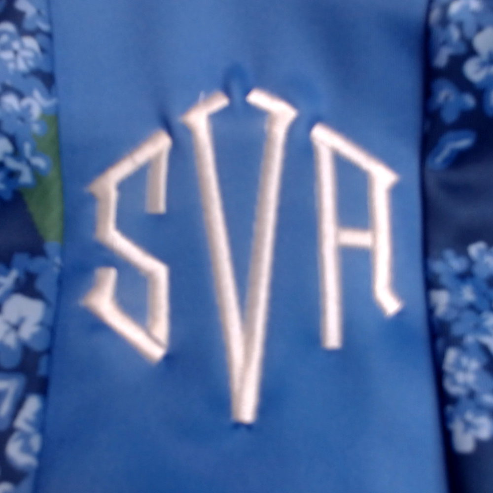 BLOOPER ACCESSORY: Monogrammed Luggage Cover