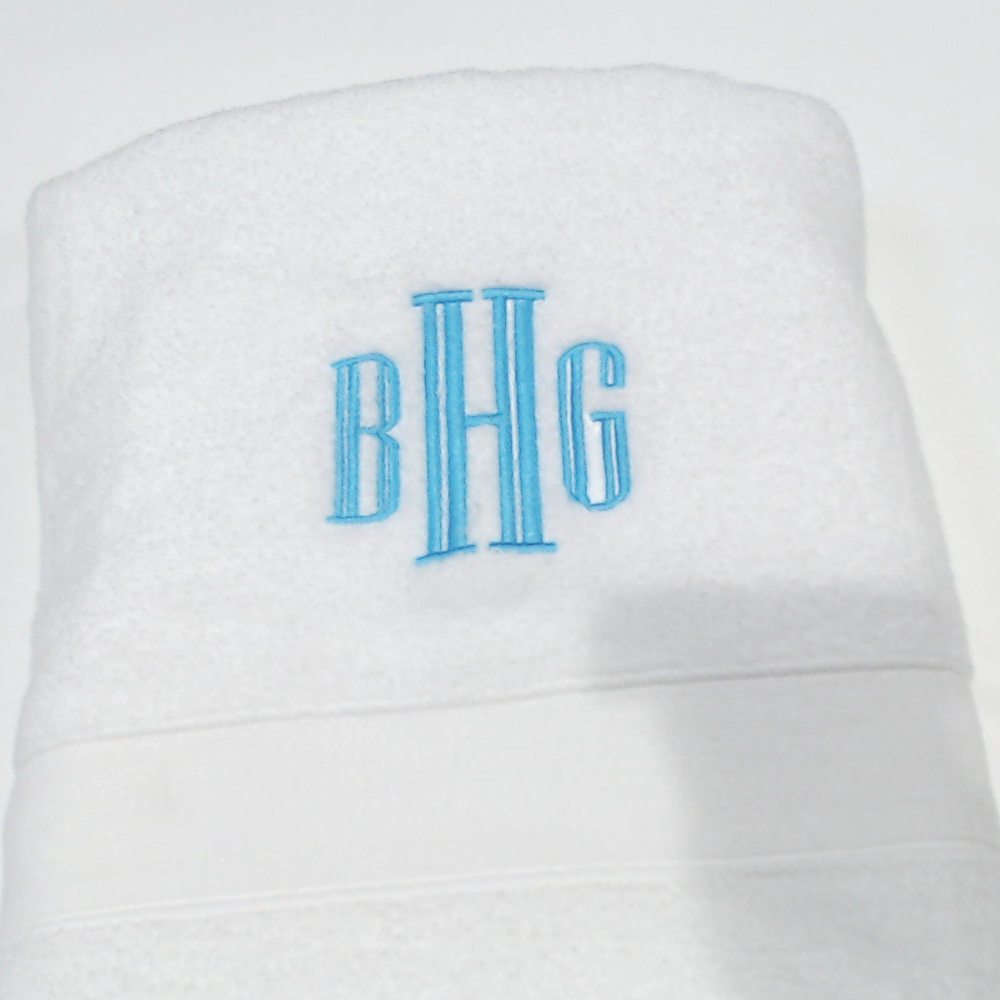 BLOOPER SWIM: Monogrammed Bath Towel