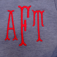 BLOOPER KIDS: Monogrammed Kids Pullover Sweatshirt