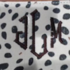 BLOOPER ACCESSORY: Monogrammed Keychain Wallet
