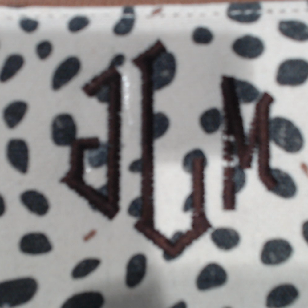 BLOOPER ACCESSORY: Monogrammed Keychain Wallet