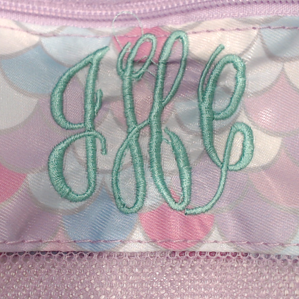 BLOOPER KIDS: Monogrammed Seashell Bag