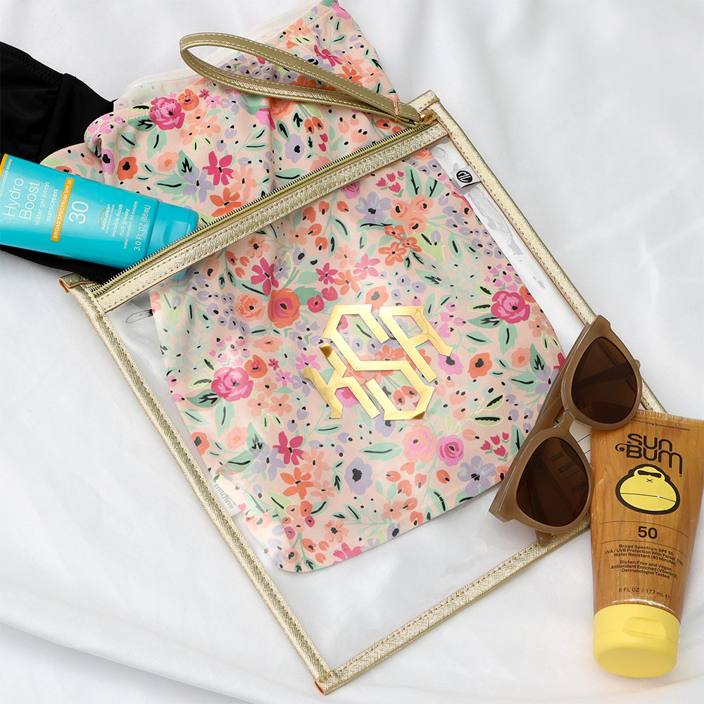 monogrammed swimsuit bag