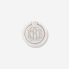 Monogrammed Phone Ring | Silver