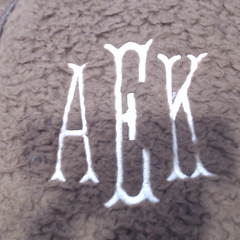 BLOOPER CLOTHING: Monogrammed Sherpa Pullover