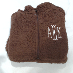 BLOOPER CLOTHING: Monogrammed Sherpa Pullover