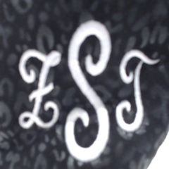 BLOOPER SHOES: Monogrammed Sherpa Tie Booties