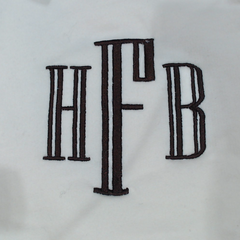 BLOOPER CLOTHING: Monogrammed Colorblock Sweatshirt