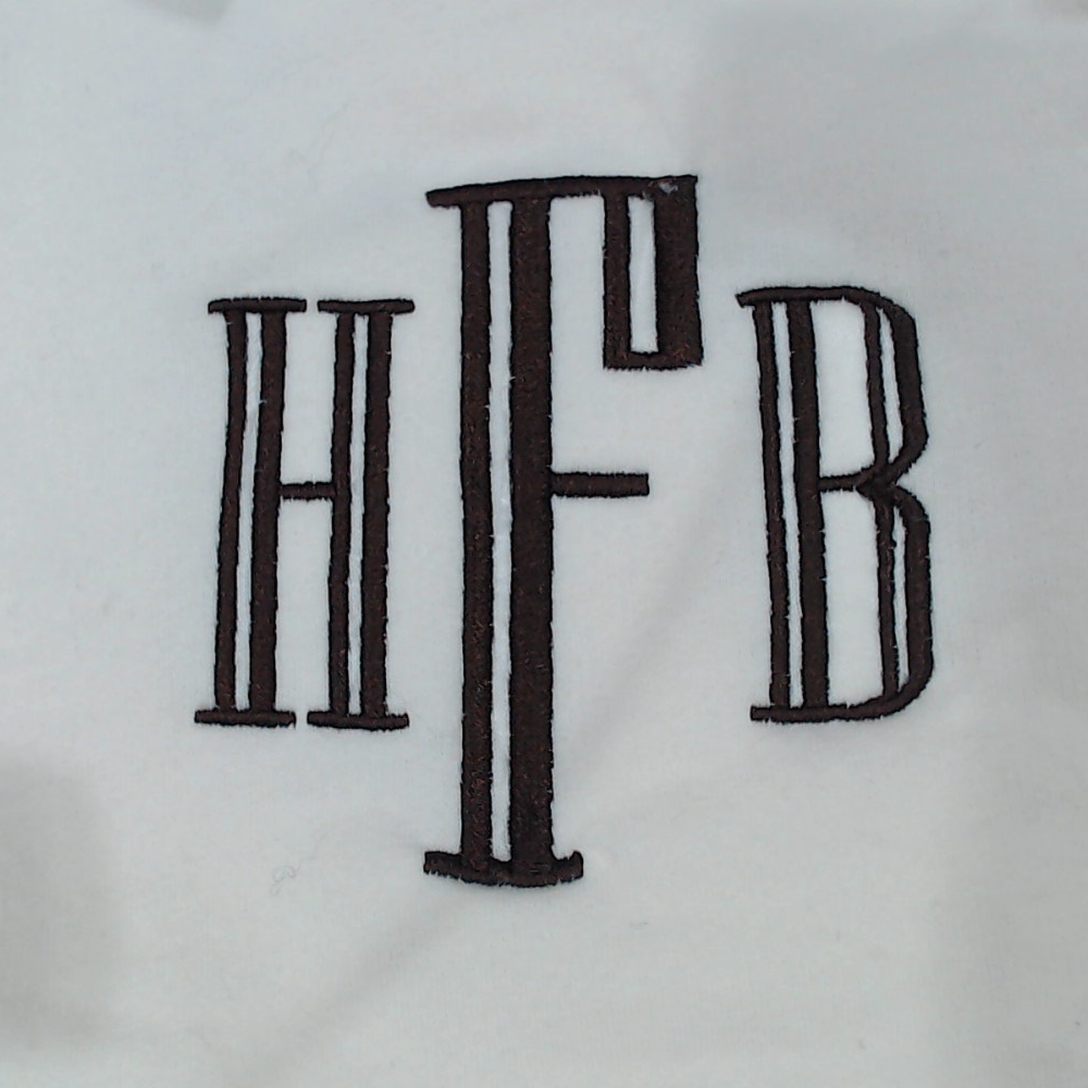 BLOOPER CLOTHING: Monogrammed Colorblock Sweatshirt