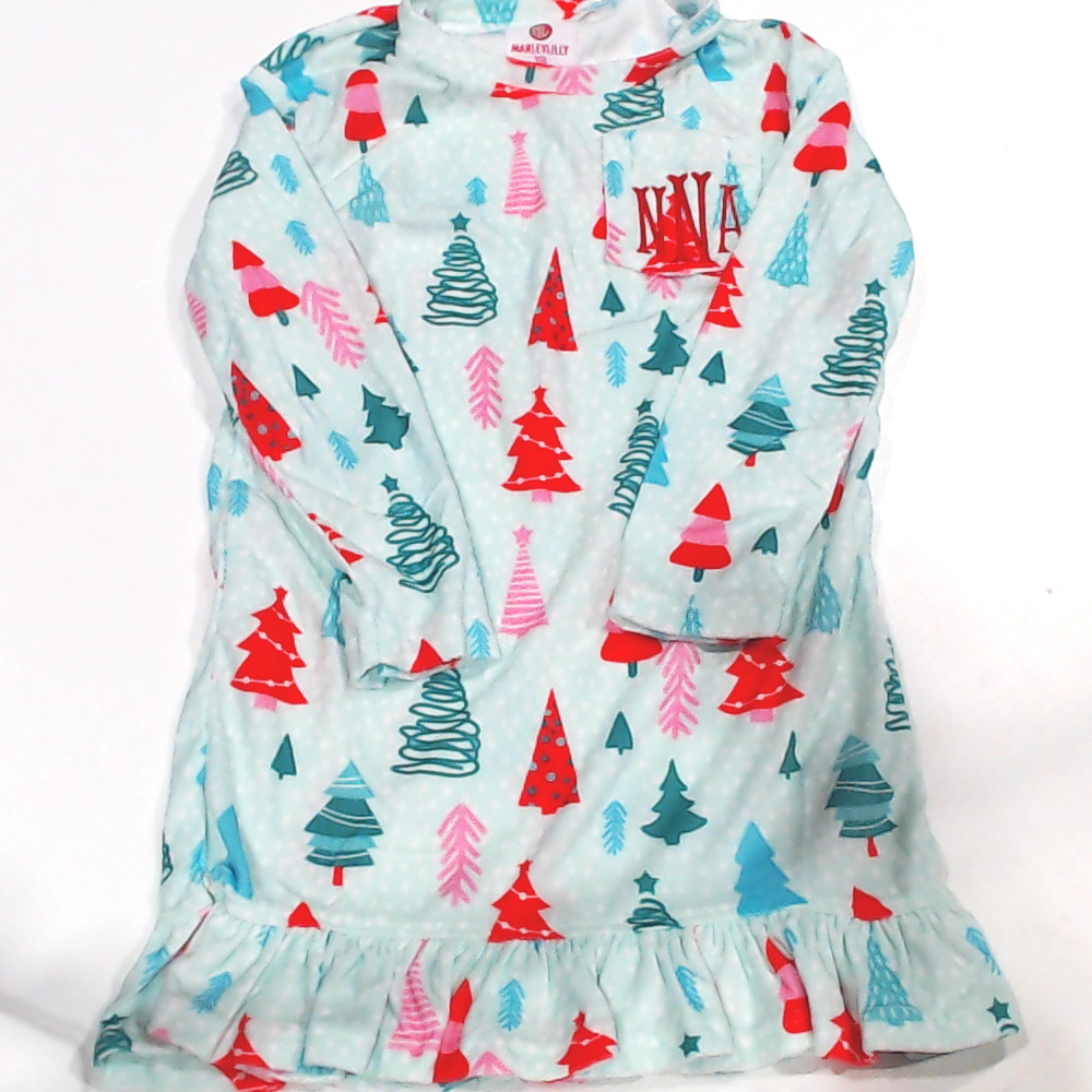 BLOOPER KIDS: Monogrammed Girls Nightgown