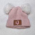 BLOOPER KIDS: Monogrammed Kids Pom Pom Beanie