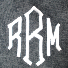 BLOOPER CLOTHING: Monogrammed Colorblock Quarter Zip Pullover