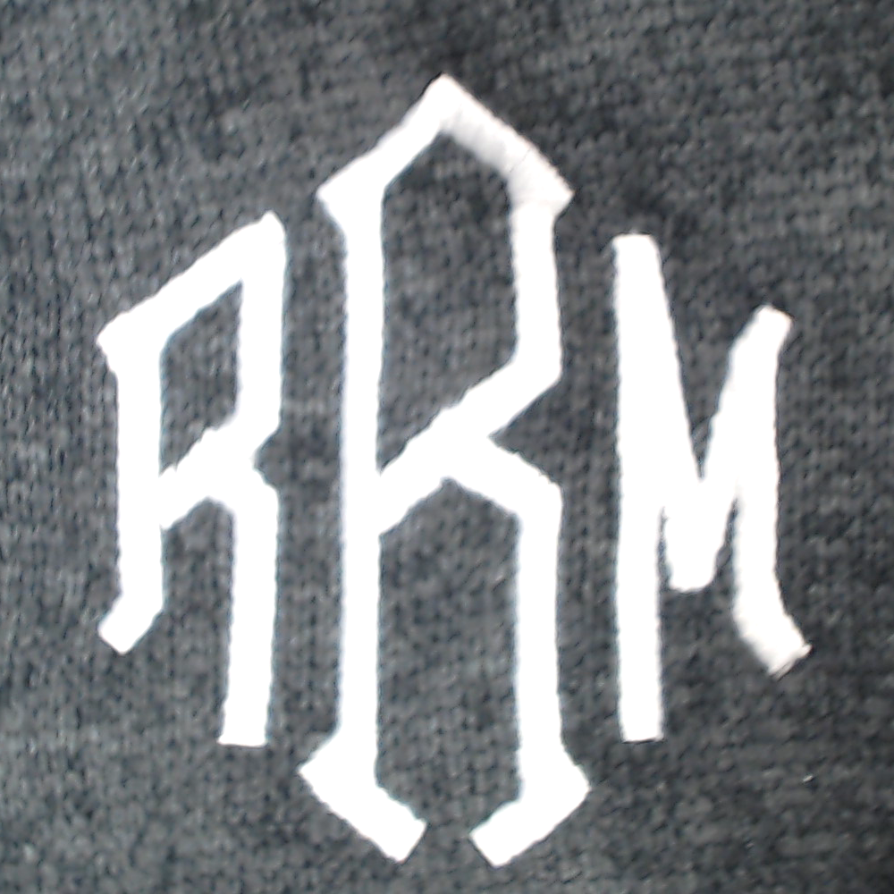 BLOOPER CLOTHING: Monogrammed Colorblock Quarter Zip Pullover