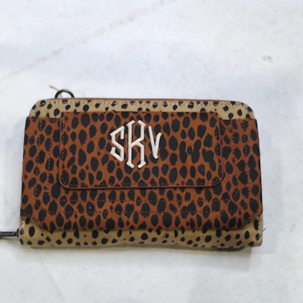 BLOOPER ACCESSORY: Monogrammed Phone Wallet Wristlet