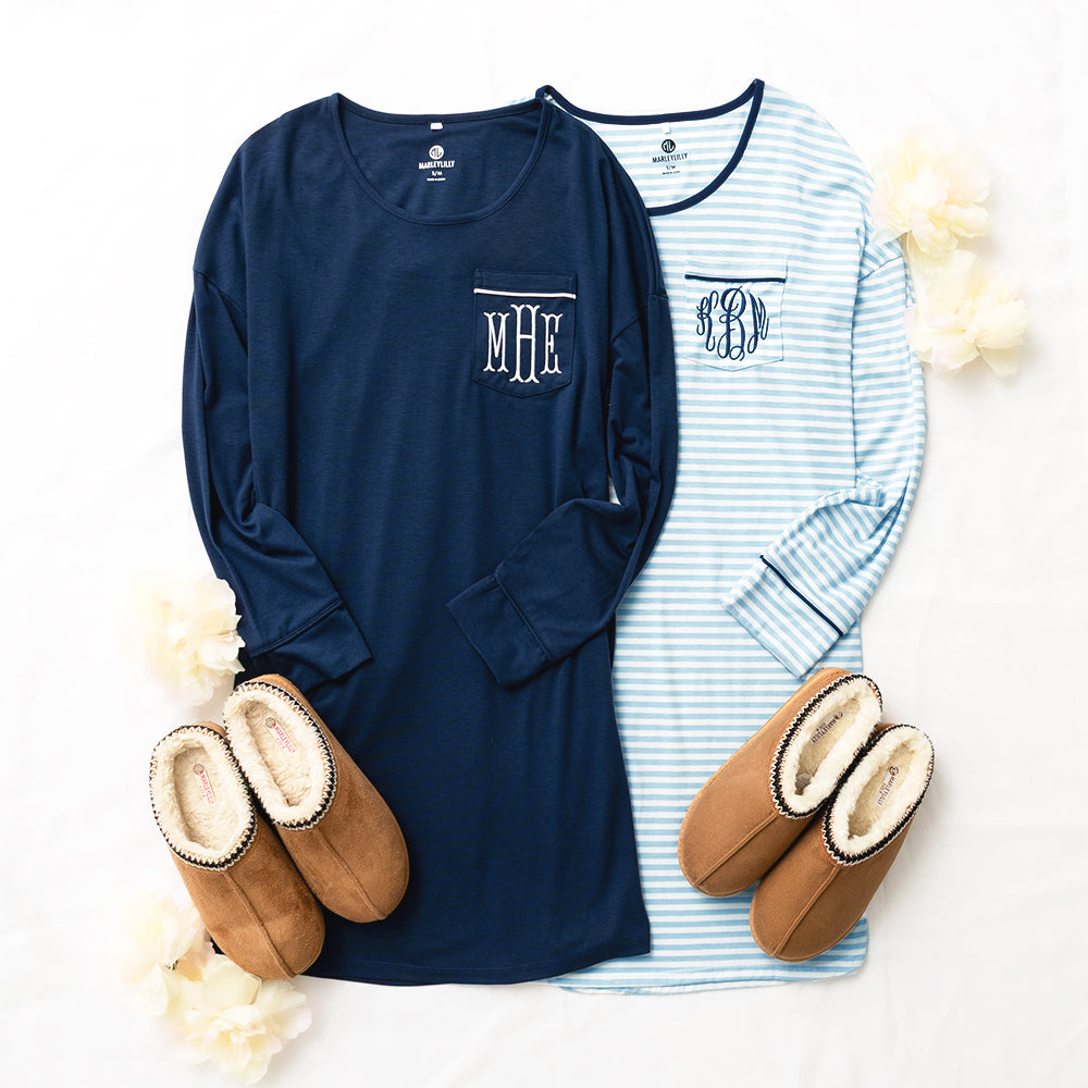 duo nightgown dress flatlay