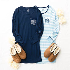 duo nightgown dress flatlay