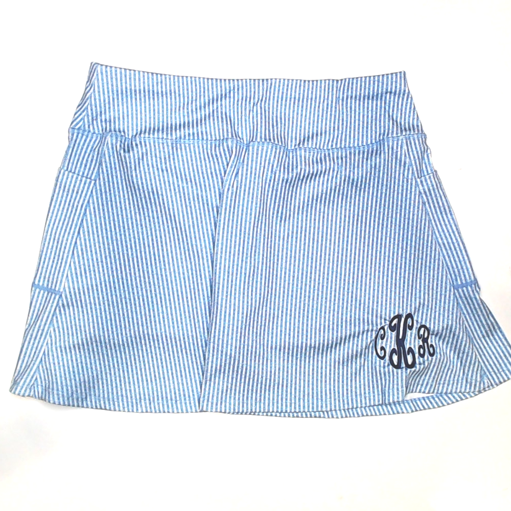 BLOOPER CLOTHING: Monogrammed Skort