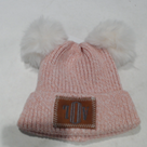 BLOOPER KIDS: Monogrammed Kids Pom Pom Beanie