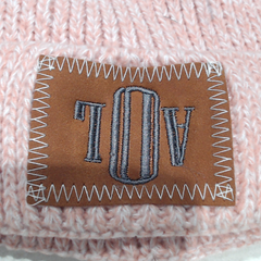 BLOOPER KIDS: Monogrammed Kids Pom Pom Beanie