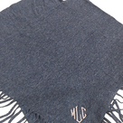 BLOOPER CLOTHING: Monogrammed Fringe Poncho
