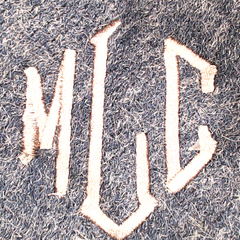 BLOOPER CLOTHING: Monogrammed Fringe Poncho