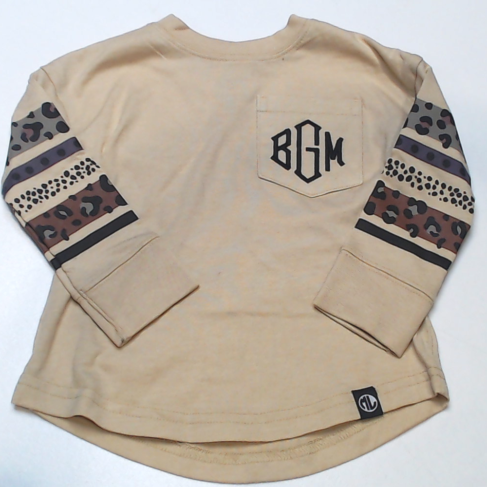 BLOOPER KIDS: Monogrammed Kids Long Sleeve Shirt