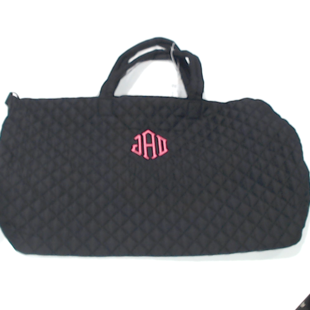 BLOOPER BAG: Monogrammed Diamond Quilted Weekender