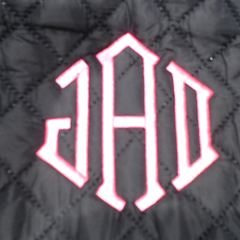 BLOOPER BAG: Monogrammed Diamond Quilted Weekender