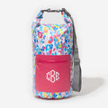 Monogrammed Dry Bag in Watercolor Cheetah