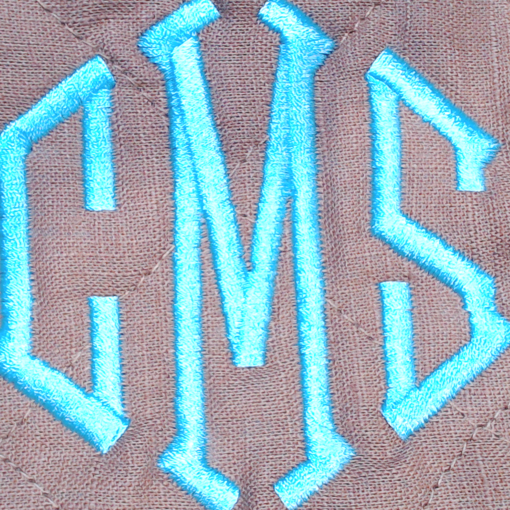 BLOOPER CLOTHING: Monogrammed Reversible Vest