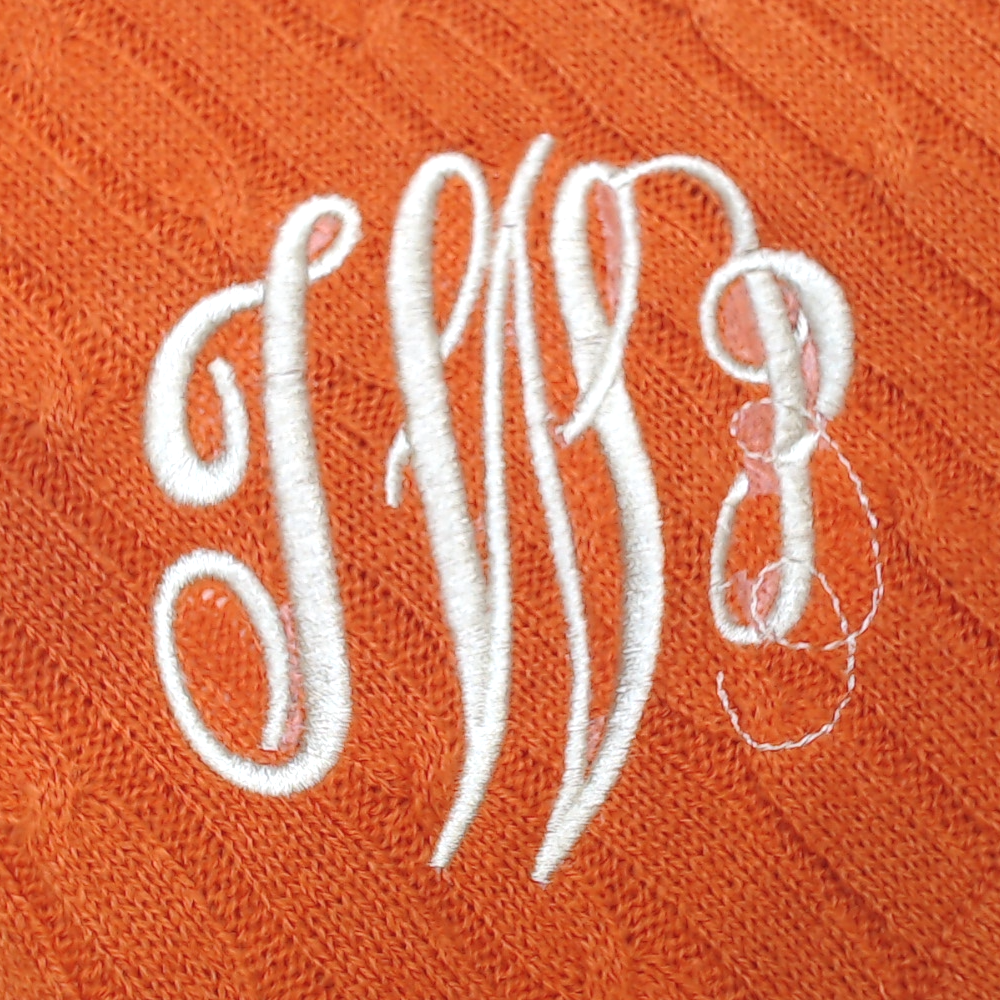 BLOOPER CLOTHING: Monogrammed Poncho