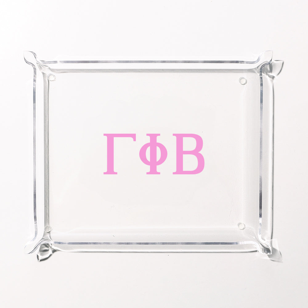 Gamma Phi Beta Acrylic Tray | Marleylilly